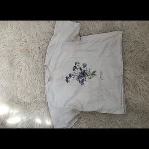 Pacsun forget me not crop top